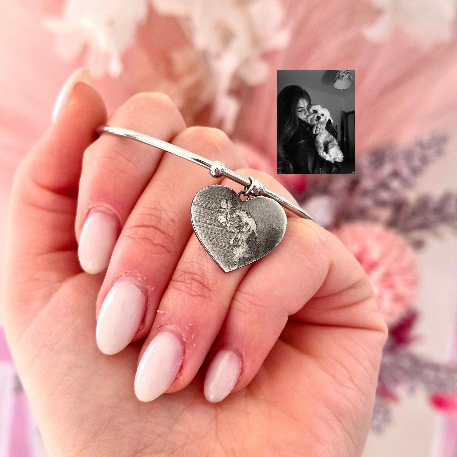 Scatola con dedica personalizzata e bracciale Scatola con dedica personalizzata e bracciale