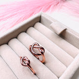 Anello cuore nodo