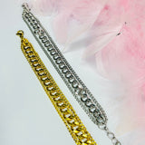 Bracciale catena triplo filo