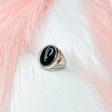 Anello black ovale