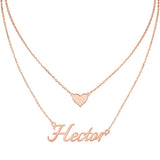 Collana nome heart