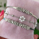 Bracciale tennis rigido