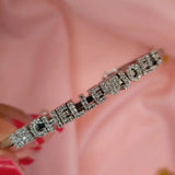 Bracciale tennis rigido