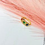 Anello cuore trio