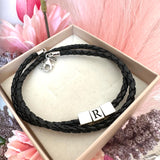 Bracciale dadini caucciù