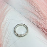 Anello doppio intreccio