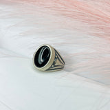 Anello black ovale