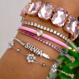 Bracciale tennis rigido